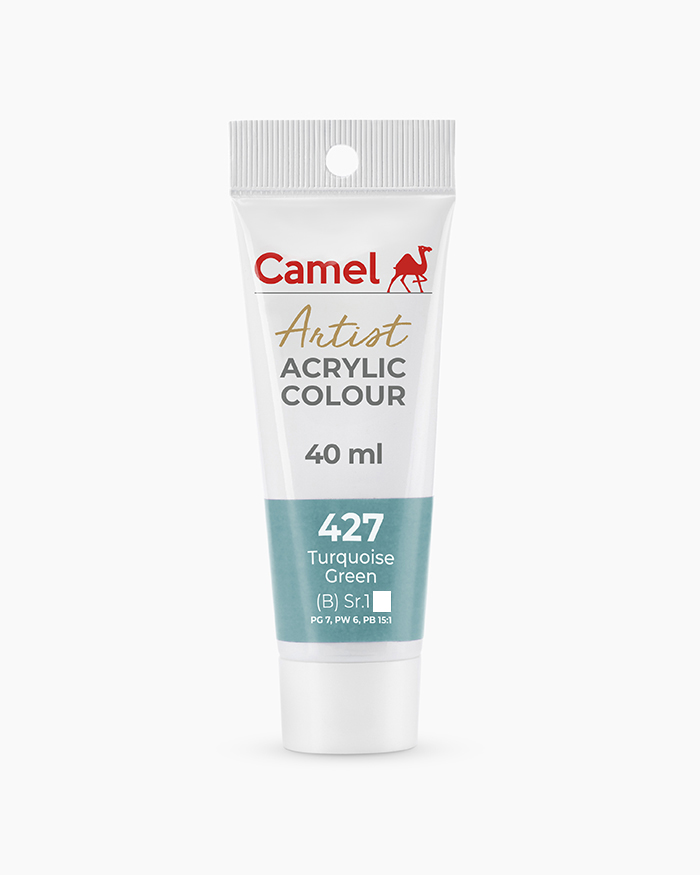 Camel Artist Acrylic Colours Turquoise Green